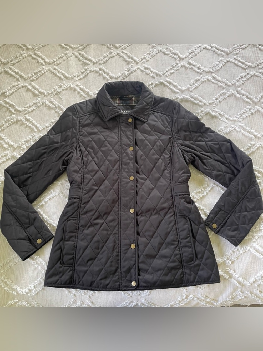 L.L. Bean Black Quilted Jacket